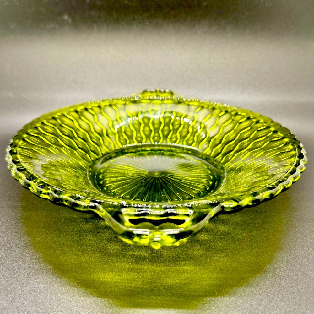 Indiana Glass Honeycomb Serving Dish
